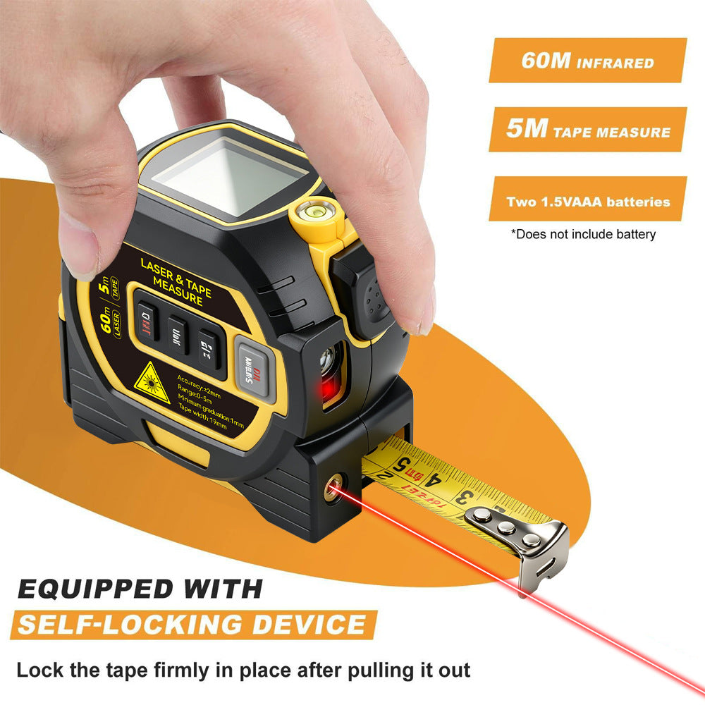 4-in-1 Laser Tape Measure with digital display – Hearth & Co.